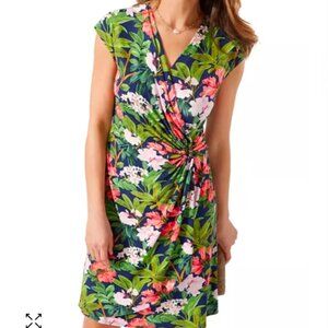 EUC Tommy Bahama Clara Floral Print Faux Wrap Dress in Women's Small